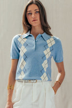 Load image into Gallery viewer, That Preppy Feeling Argyle Polo
