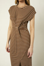 Load image into Gallery viewer, Out of Reach Mocha Dress
