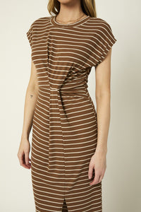 Out of Reach Mocha Dress