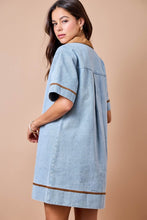 Load image into Gallery viewer, Winning Combo Denim Mix Dress
