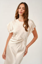 Load image into Gallery viewer, Smooth Finish Silk Dress in Champagne
