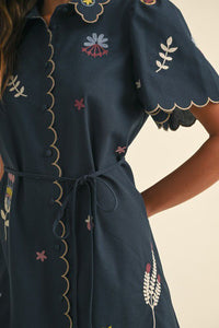 Someplace Somewhere Embroidered Dress