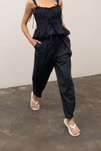 Load image into Gallery viewer, Moving Forward Navy Belted Pants
