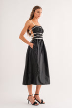 Load image into Gallery viewer, Lena Midi Dress in Black
