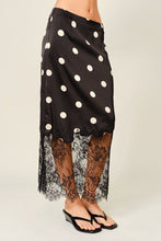 Load image into Gallery viewer, Infinite Daydreams Silk Mix Skirt in Black
