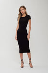 Wardrobe Capsule Knit Dress in Black