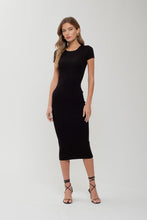 Load image into Gallery viewer, Wardrobe Capsule Knit Dress in Black
