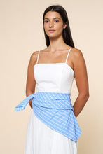 Load image into Gallery viewer, Mediterranean Summer Tie Waist Dress
