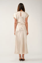 Load image into Gallery viewer, Smooth Finish Silk Dress in Champagne
