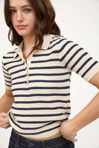 Strolling Around Knit Polo