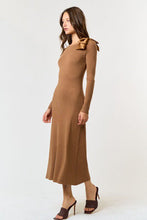 Load image into Gallery viewer, Always Lovely Mocha Midi Dress
