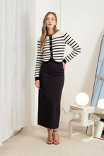 Load image into Gallery viewer, Elevated Essentials Striped Classy Cardigan
