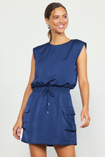 Load image into Gallery viewer, World View Cargo Dress in Navy
