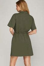 Load image into Gallery viewer, It All Worked Out Olive Dress
