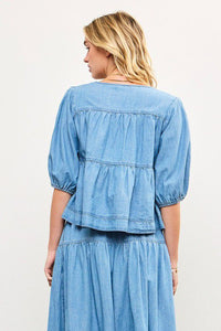 Skies of Blue Tencel Denim Set