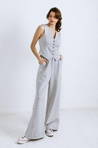 Without Thinking Heather Grey Set