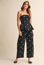 Load image into Gallery viewer, Spotted an Icon Denim Set in Black/White
