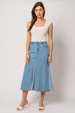 Load image into Gallery viewer, Blue Without You Denim Skirt
