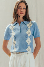 Load image into Gallery viewer, That Preppy Feeling Argyle Polo
