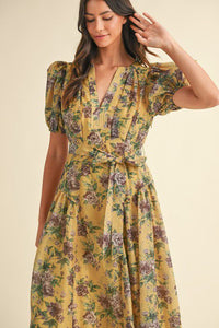 Joyful Bloom Midi Dress