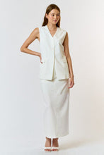 Load image into Gallery viewer, Buongiorno White Vest Set
