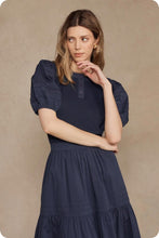 Load image into Gallery viewer, Hold On To This Navy Mixed Dress -17/10
