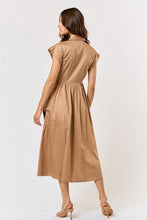 Load image into Gallery viewer, Sophisticated Stunner Camel Dress
