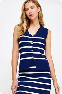 Smooth Sailing Striped Set