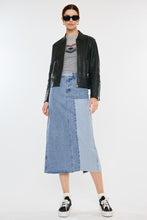 Load image into Gallery viewer, Keep It Cool Denim Skirt
