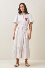 Load image into Gallery viewer, Catch of the Day Embroidered Dress
