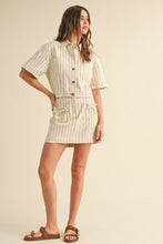 Load image into Gallery viewer, Resort Allure Toffee Stripe Set
