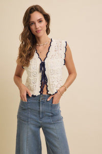 Sweet Serenade Crochet Vest