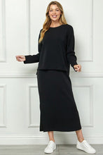 Load image into Gallery viewer, JetSetter Dress Set in Black
