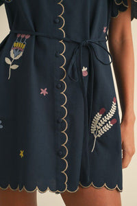 Someplace Somewhere Embroidered Dress