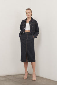 Annina Dark Denim Skirt