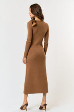 Load image into Gallery viewer, Always Lovely Mocha Midi Dress
