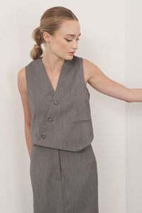 Lumine Tailored Set in Grey