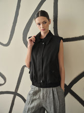 Load image into Gallery viewer, Harper Vest in Black
