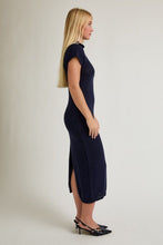 Load image into Gallery viewer, All the Angles Knit Navy Dress

