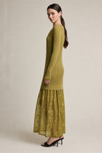 Load image into Gallery viewer, Quite the Impression Lace Mix Dress
