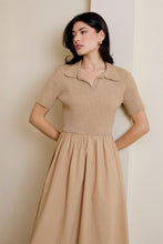 Load image into Gallery viewer, Cross Your Mind Mixed Dress

