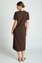 Load image into Gallery viewer, Simplicity Always Tee Dress in Brown
