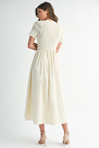 Take a Little Time Mixed Dress