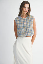 Load image into Gallery viewer, Tweed &amp; Chic Vest
