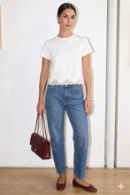 Load image into Gallery viewer, Hint of Lace Crew Tee
