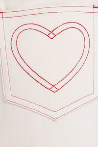 Love Me Do Stitched Skirt