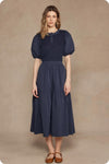 Hold On To This Navy Mixed Dress -17/10