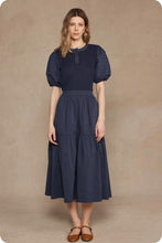 Load image into Gallery viewer, Hold On To This Navy Mixed Dress -17/10
