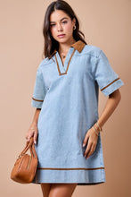 Load image into Gallery viewer, Winning Combo Denim Mix Dress

