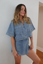 Load image into Gallery viewer, Already On It Denim Skort
